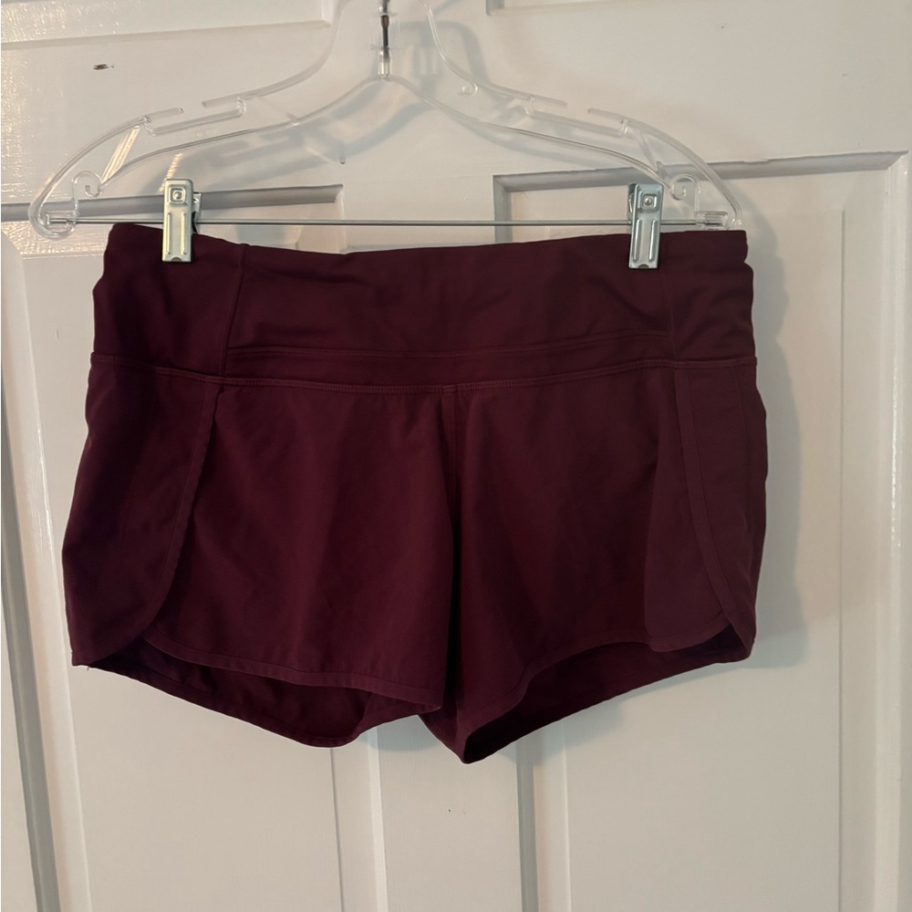 lululemon athletica Women's Athletic Shorts - Deep Wine